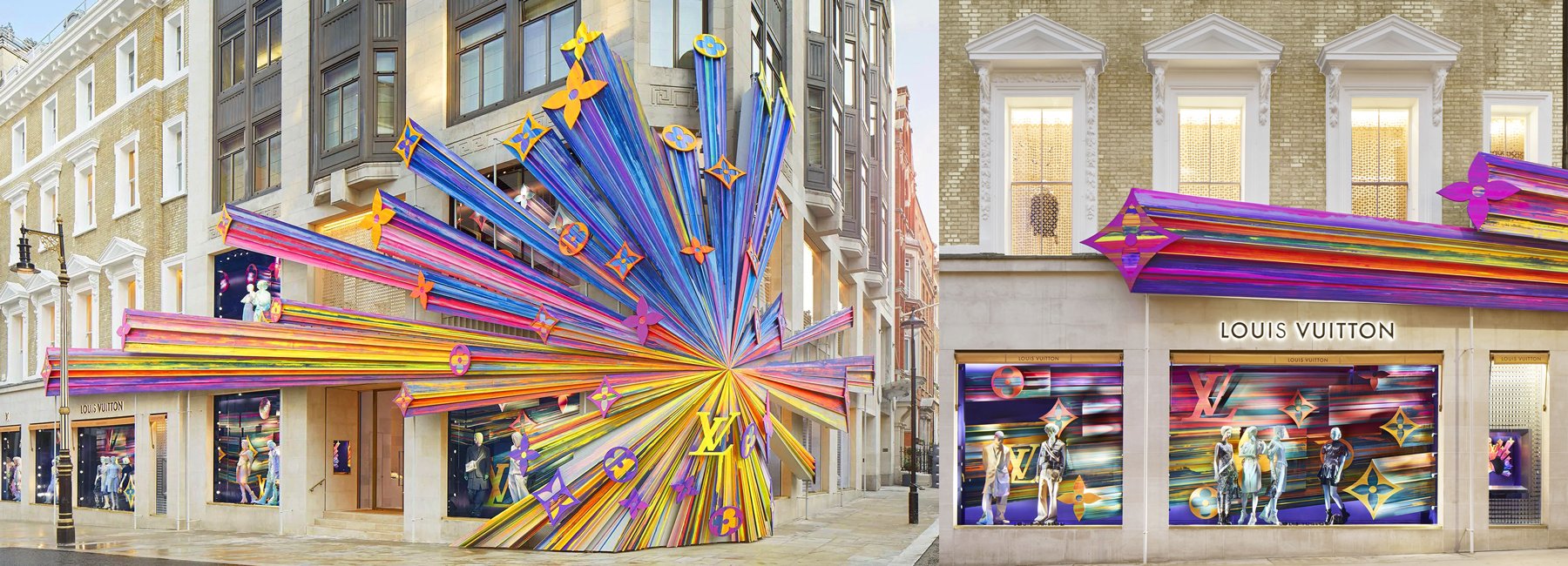 Peter Marino Creates Giant Explosion of Louis Vuitton Logos for London Boutique
