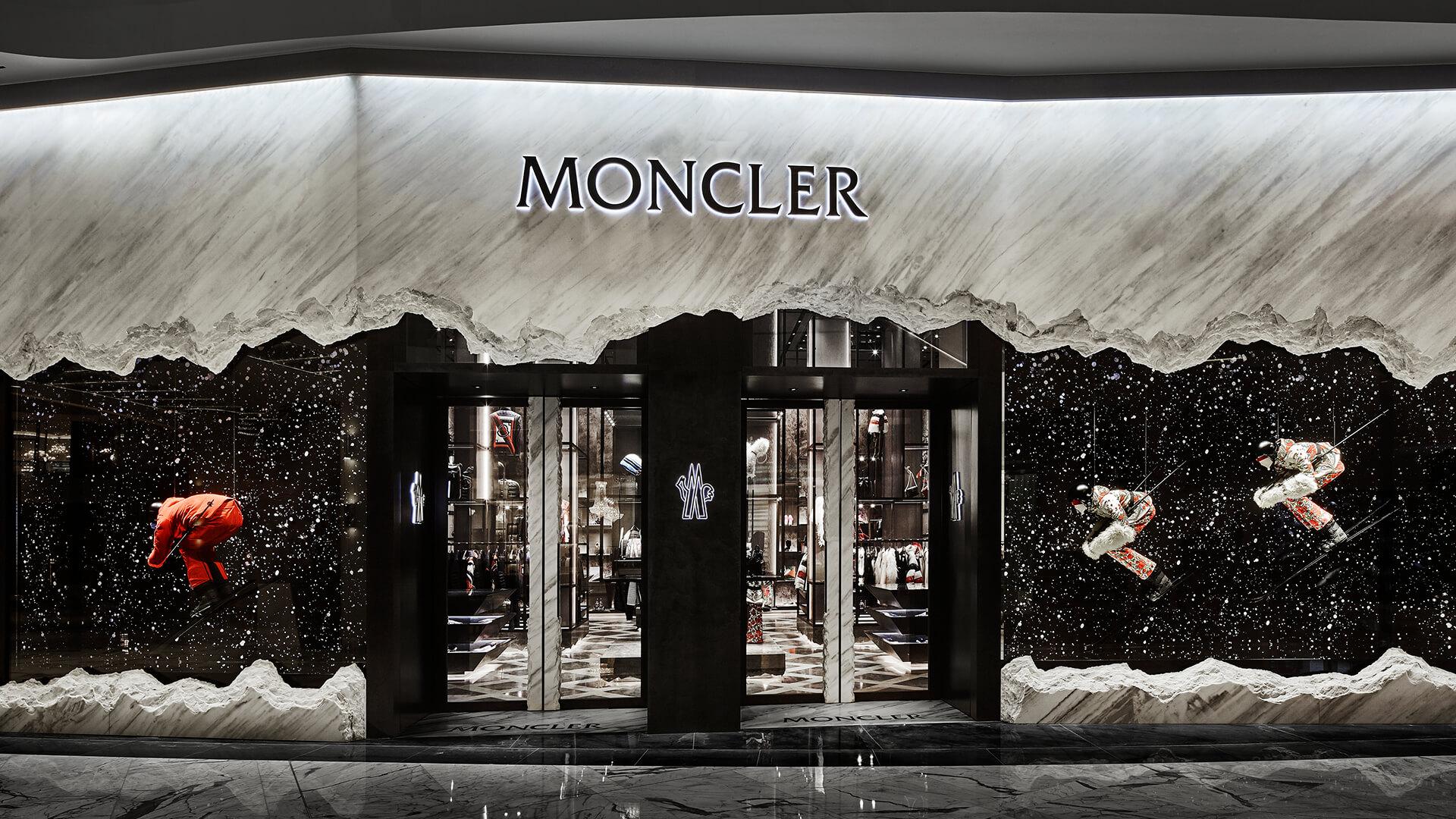 Moncler’s First Dubai Shop Brings an Iceberg to the Desert