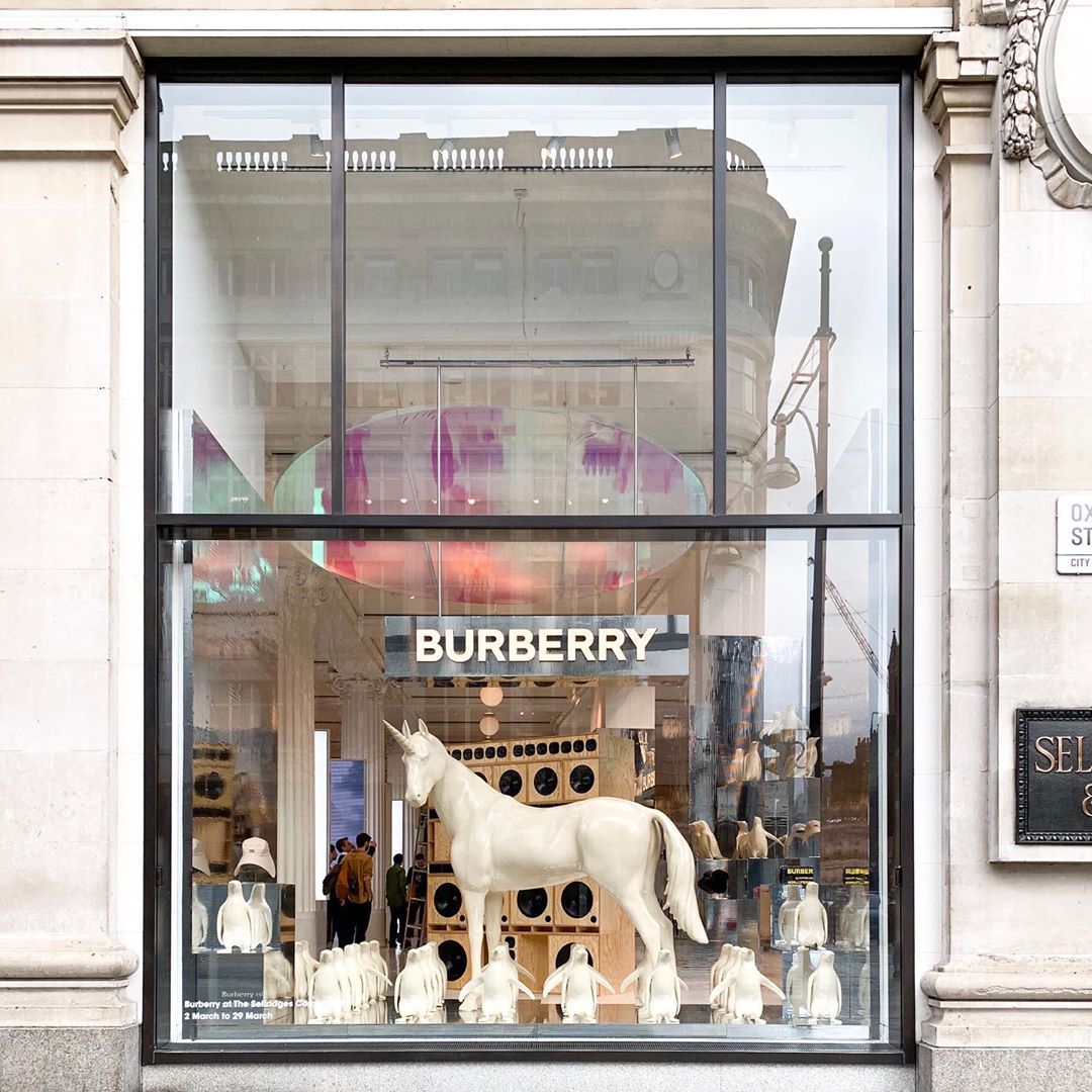 Burberry to Transform Selfridges Corner Shop Into a Snowy, Animal Wonderland