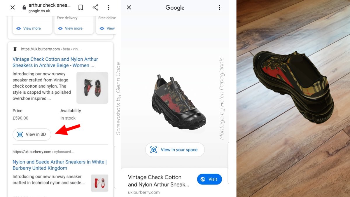 Burberry Brings Augmented Reality to Google Searches