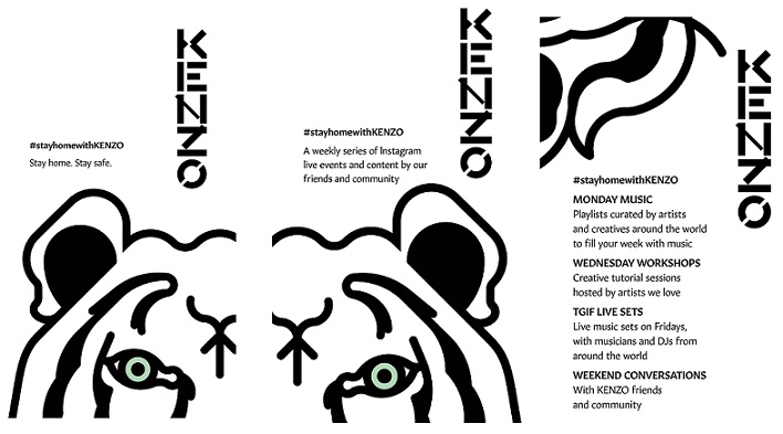 Kenzo Launches “Stay Home With Kenzo” Programming