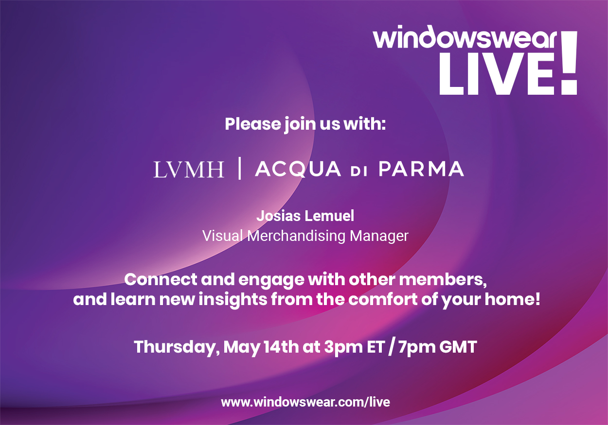 WindowsWear LIVE! House of Light, House of Life with Acqua di Parma (Thursday, May 14th At 3pm ET)!