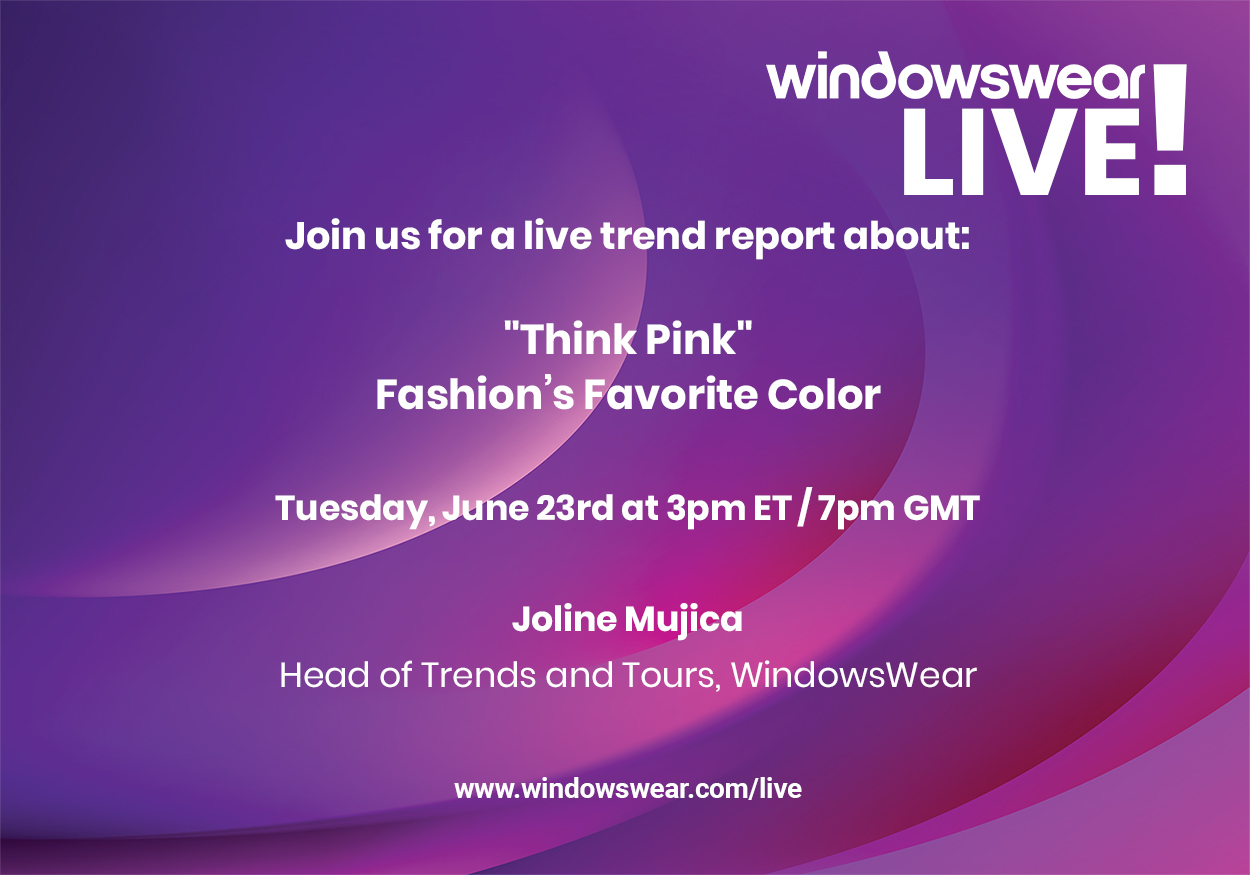 Think Pink! WindowsWear LIVE! Tuesday, June 23rd at 3pm ET!