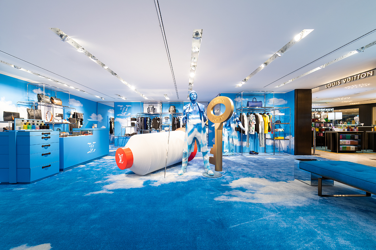 Louis Vuitton’s Heavenly Pop Up in La Rinascente