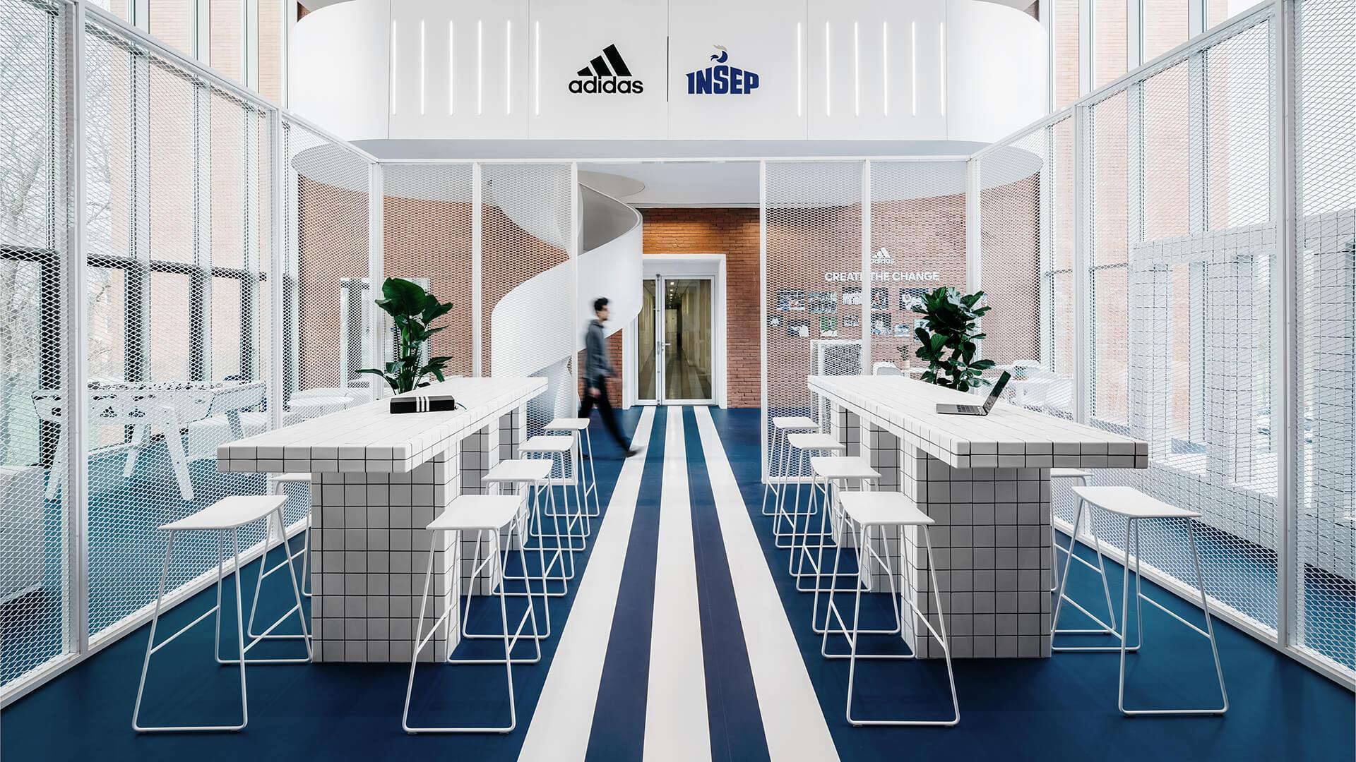 How French institution INSEP – in partnership with Adidas – refreshed its spaces for elite athletes