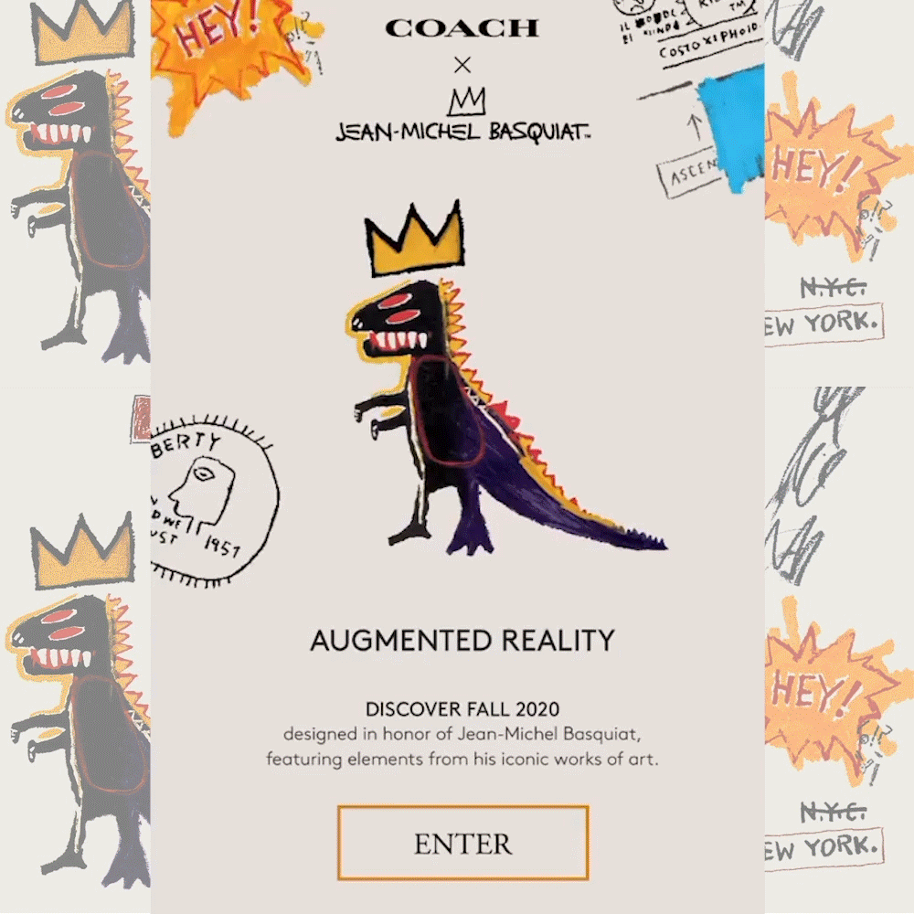 Coach Re-Invents the Digital Experience with Jean-Michel Basquiat
