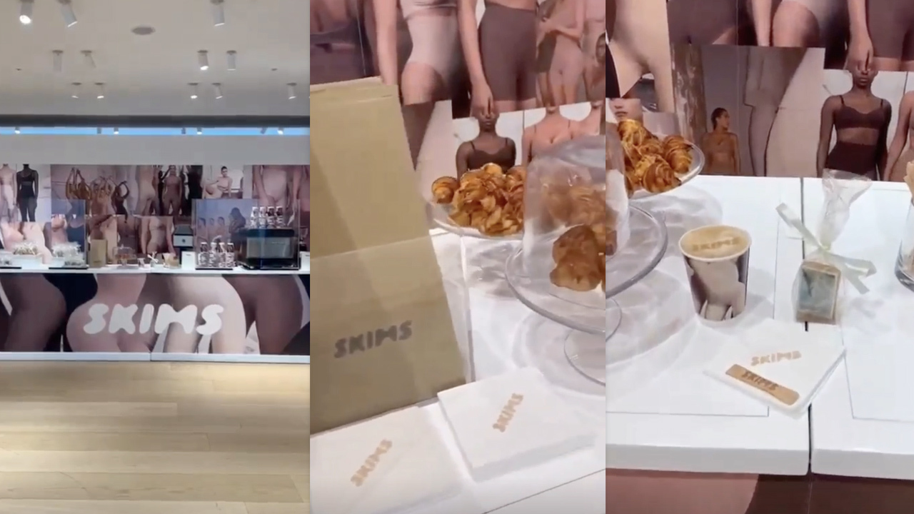 Inside Kim Kardashian’s Skims Selfridges Launch with Her Own Theme Cafe