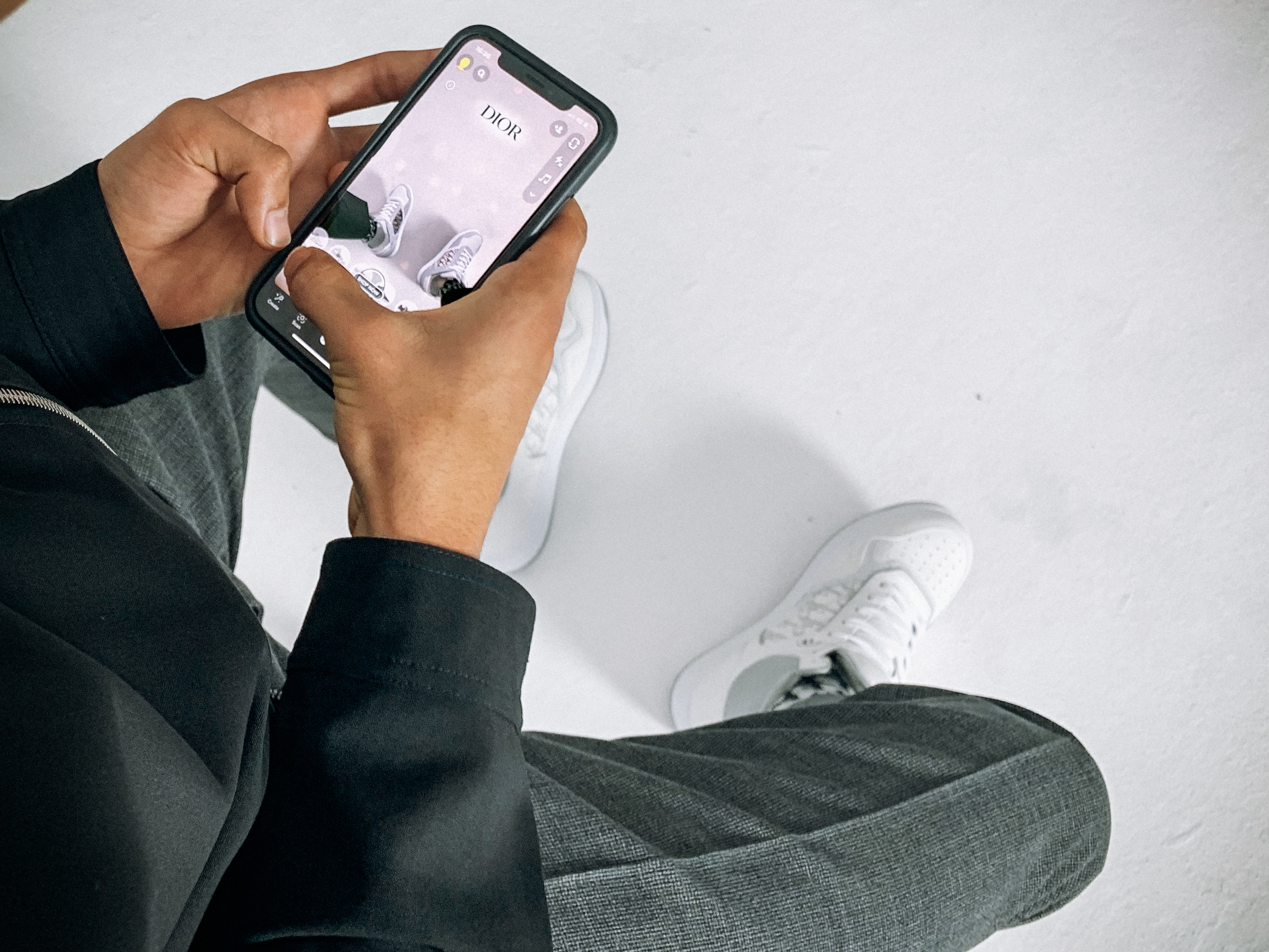 Dior Is Inviting People Try on Sneakers Via Augmented Reality