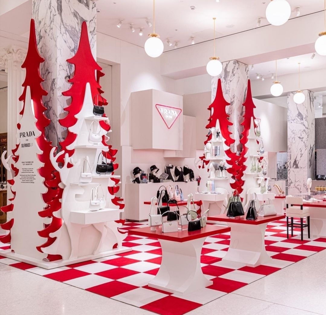 PRADA debuts holidays pop-up at Selfridge’s in London