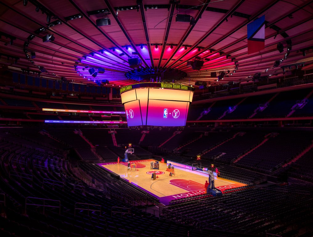 Louis Vuitton and the NBA ‘take over’ Madison Square Garden in New York