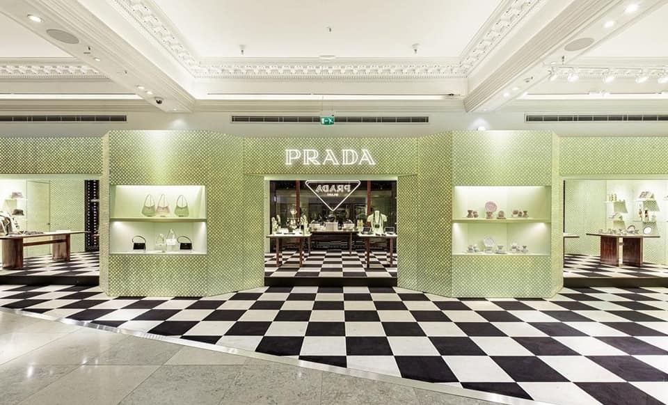 Prada opens #PradaEnchanted pop-up at Harrods in London