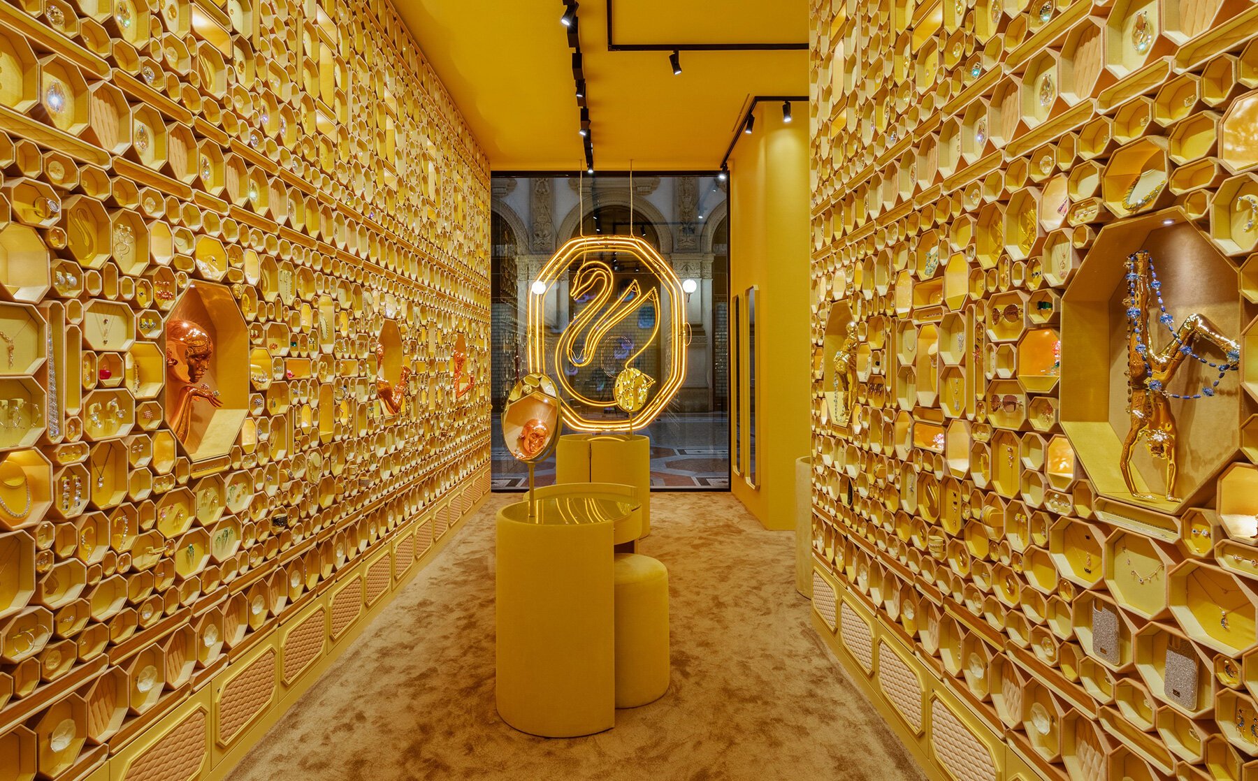 Swarovski Unveils an Updated Swan Logo & New Concept Store