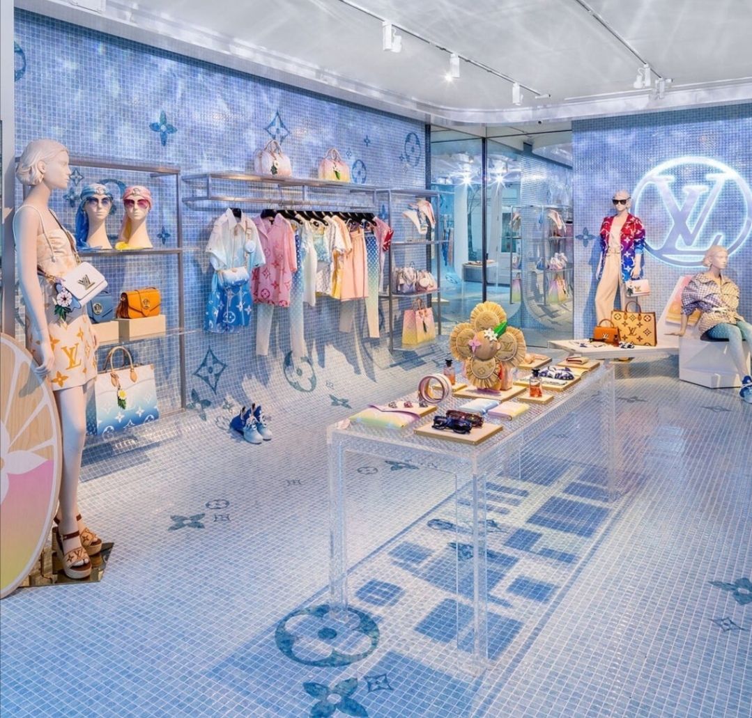 Louis Vuitton opens “By The Pool” summer themed pop-up in Soho, New York