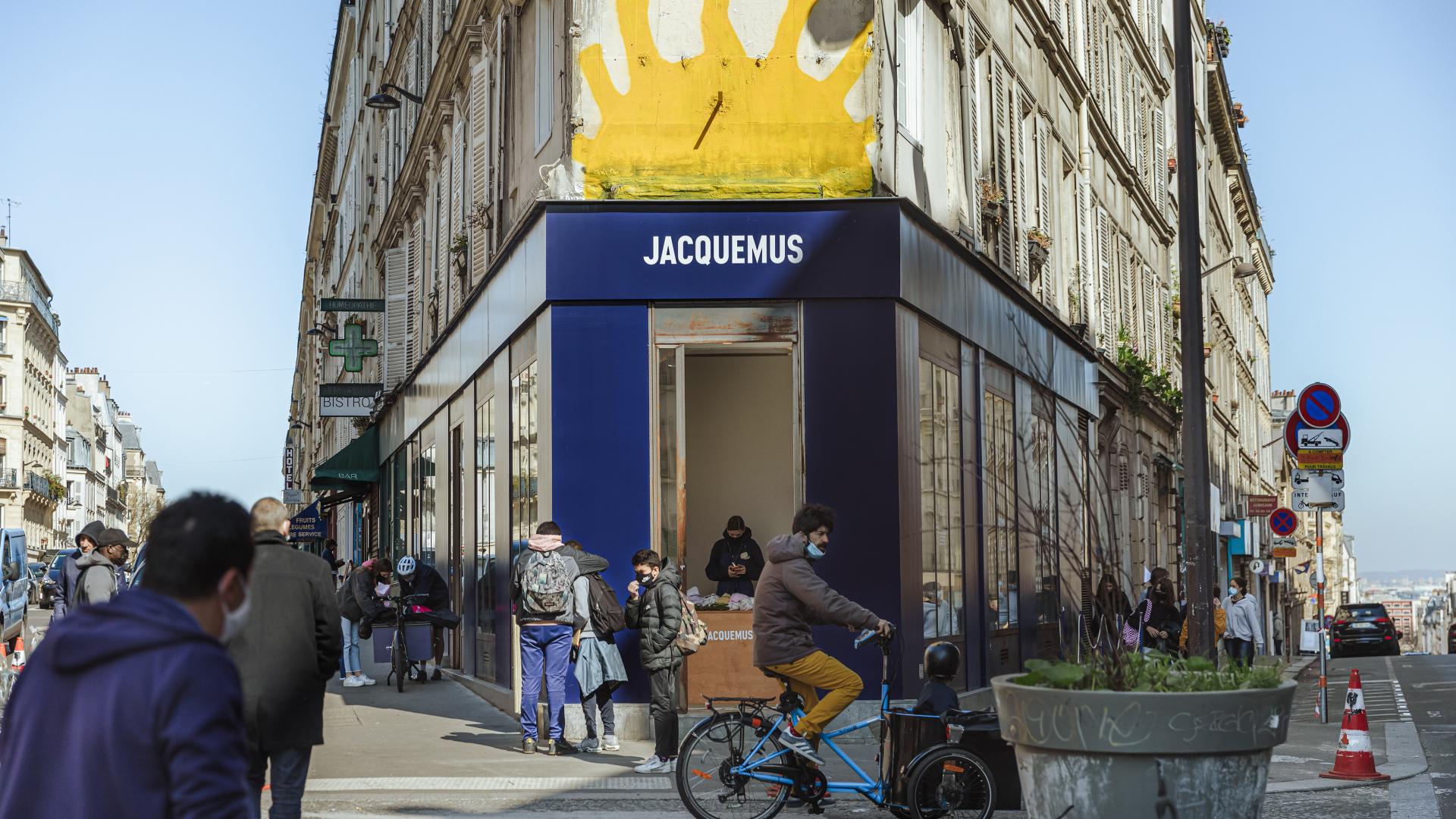Jacquemus excels in the branded pop-up with a Paris flower shop