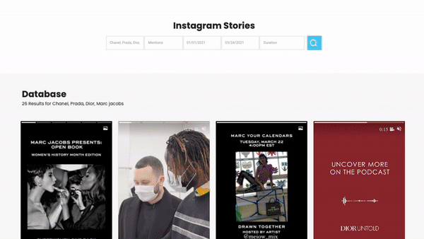 New Feature Alert! Explore our New Databases! Email Marketing, Facebook Ads & Instagram Stories!