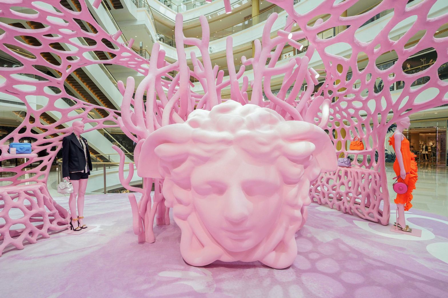 Versace Shanghai Plaza 66 Pop-Up Store