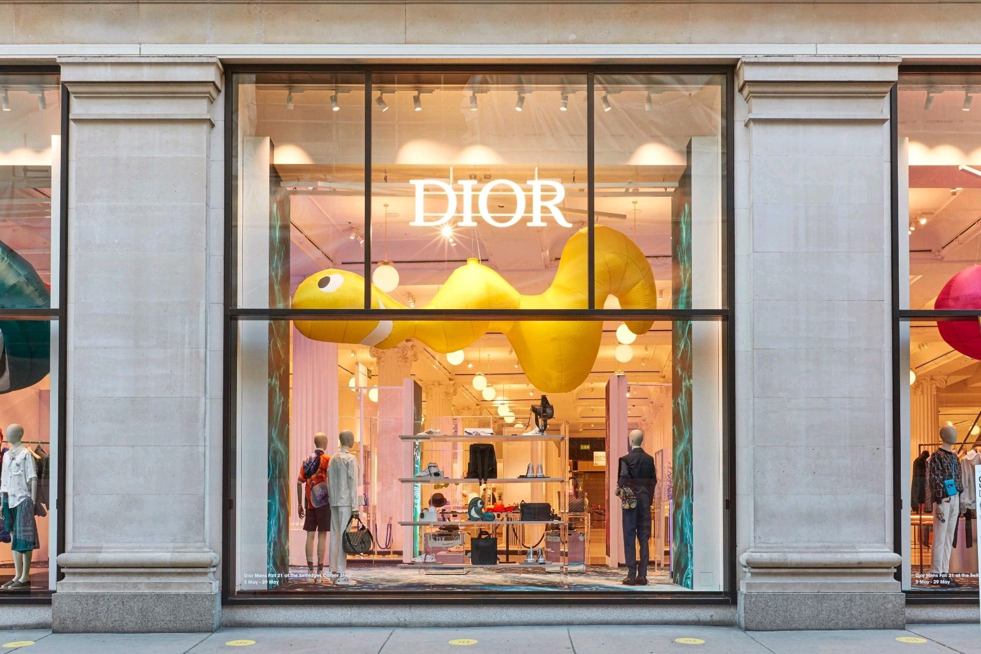 DIOR x Kenny Scharf capsule at Selfridge’s London