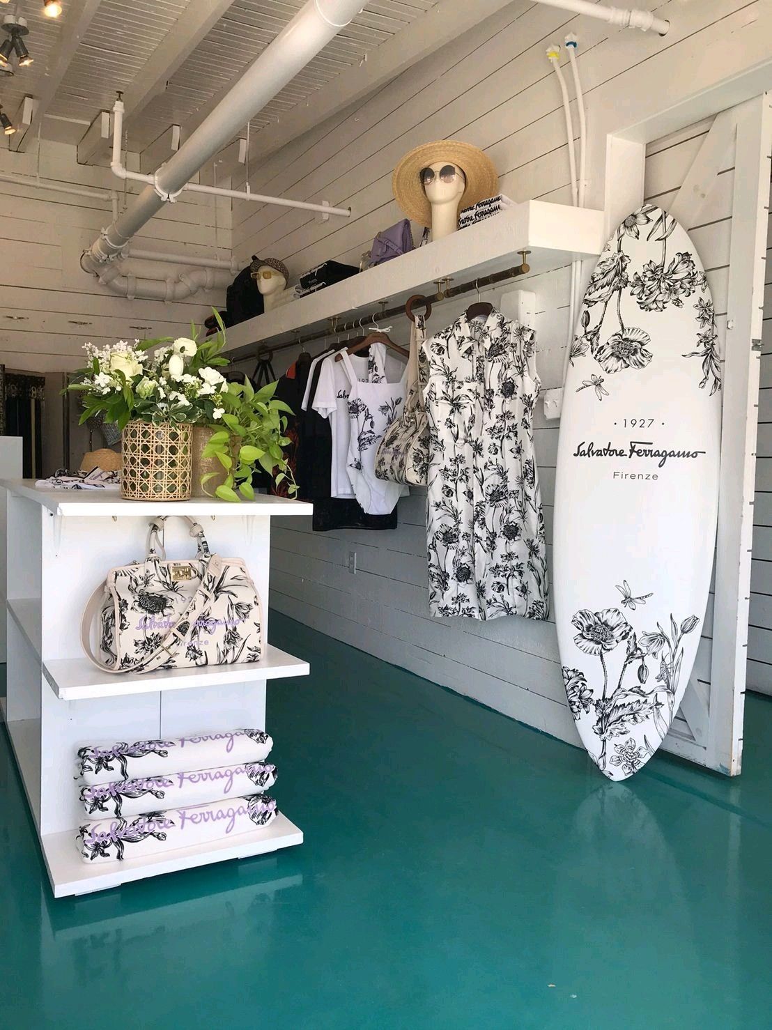 Ferragamo debuts #FerragamoSurfShop in the Hamptons