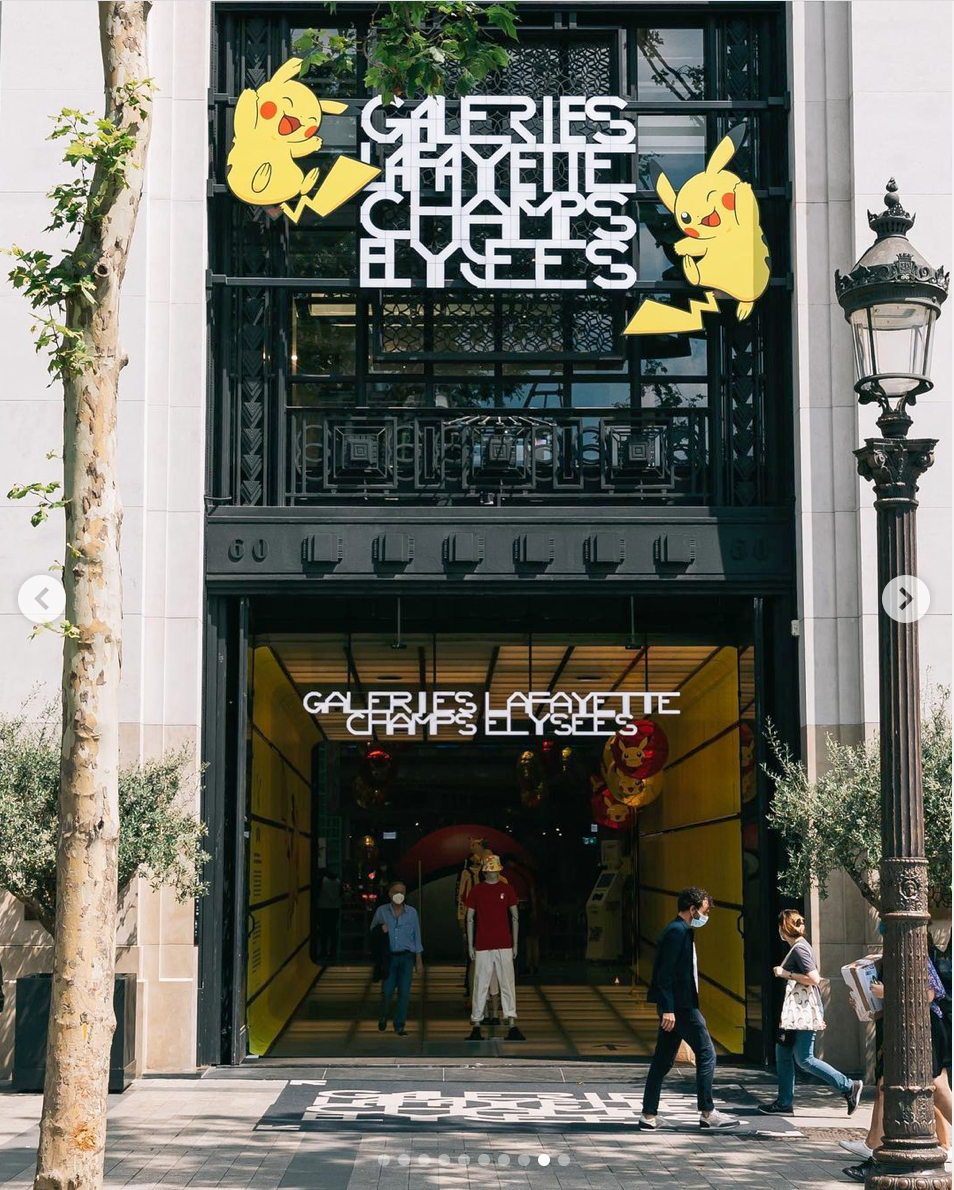 Pokémon celebrates its 25th anniversary at Galeries Lafayette Champs-Elysées