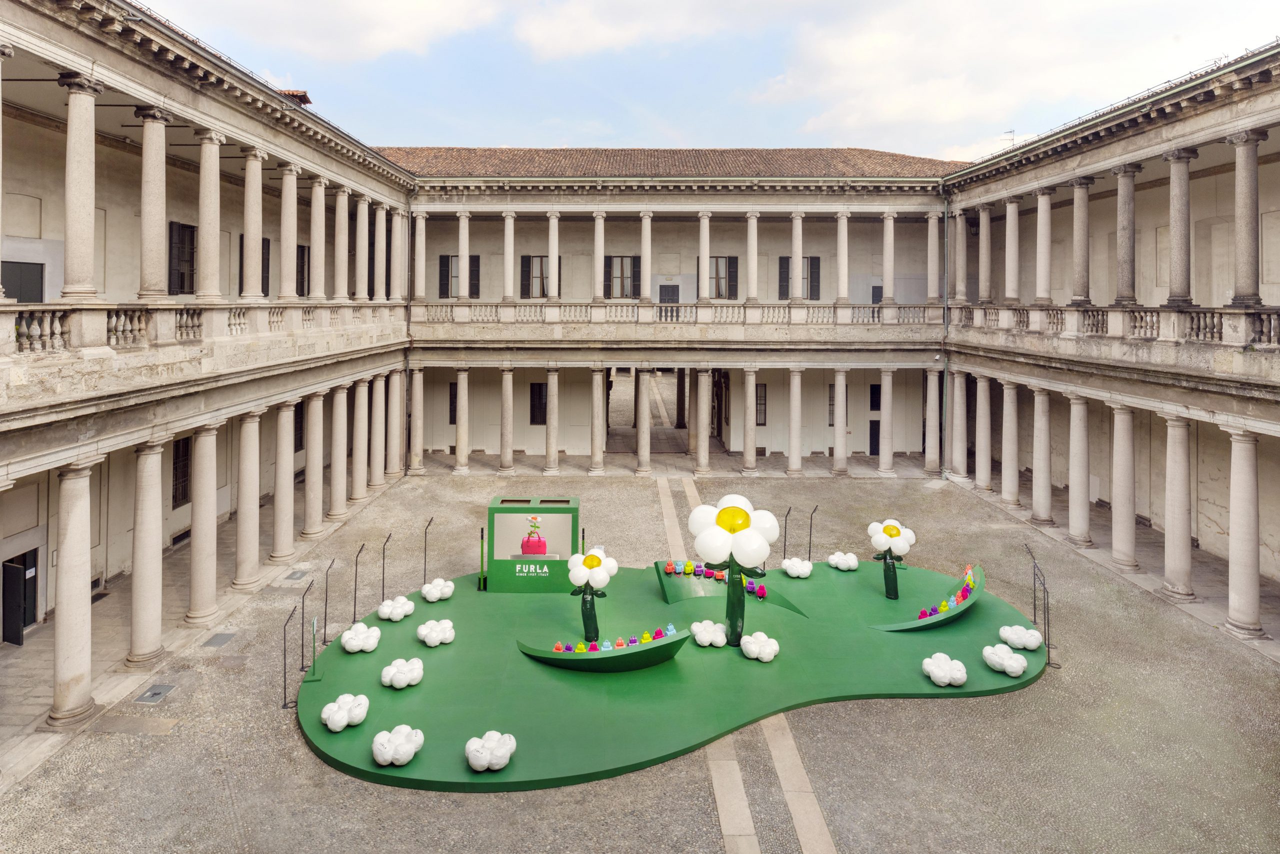 Furla Field of Flowers at Milan Fashion Week