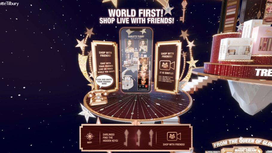 Charlotte Tilbury, Obsess Make Metaverse Move With ‘Shop With Friends’