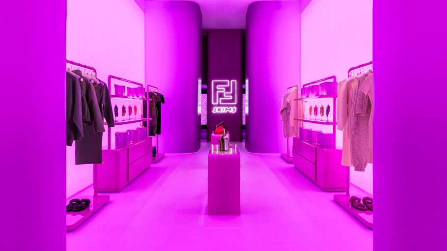 Fendi x Skims Opens Pop-ups Worldwide, Including on Beverly Hills’ Rodeo Drive