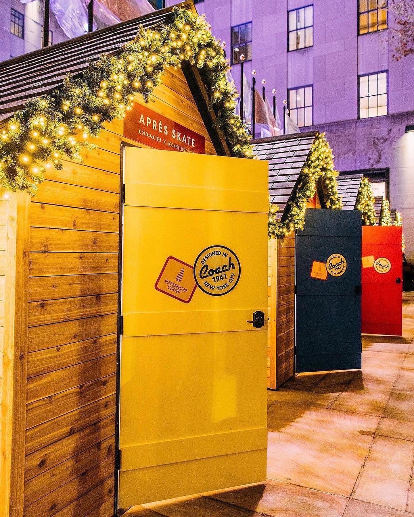 Coach Brings “Snow City” to Life At Rockefeller Center with a Holiday Soirée!