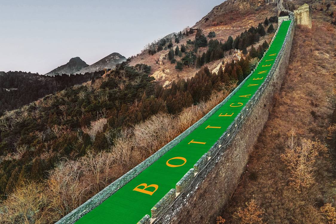 Bottega Veneta Takes Over the Great Wall of China