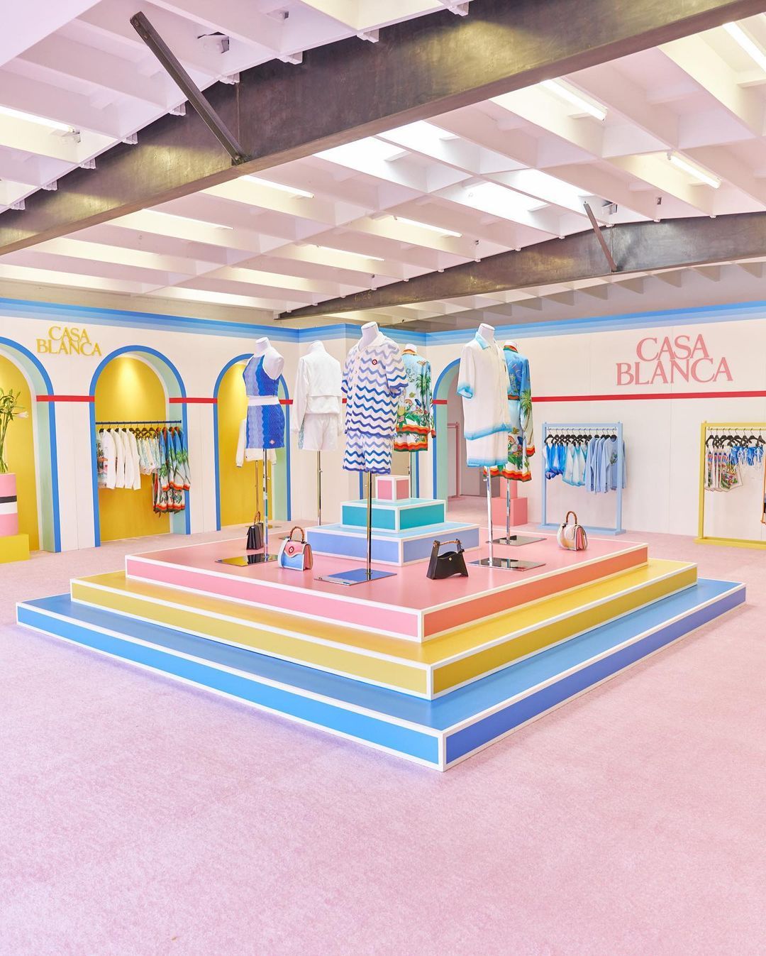 You can find a Casablanca pop-up at Maxfield in LA