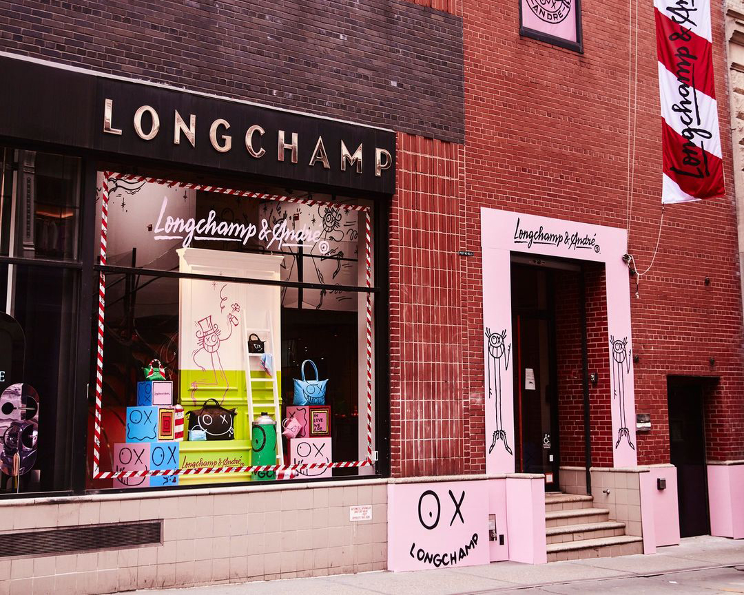 Longchamp Transforms it’s Soho Boutique in Celebration of the New Collaboration with André Saraiva