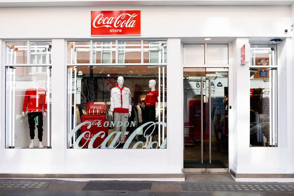 Coca-Cola opens first European fashion hub store in London