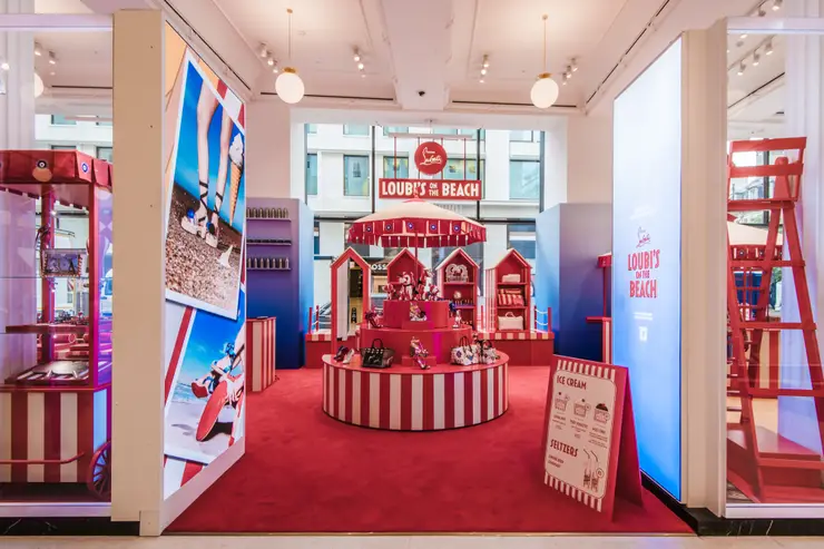 Christian Louboutin Sets Up Beach-themed Pop-up at Selfridges