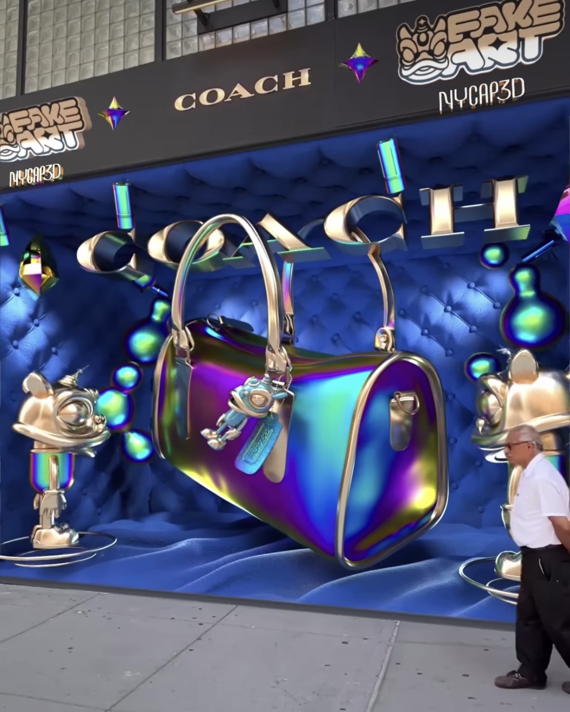 Coach’s Metaverse Façade of Their NYC 5th Avenue Flagship Store