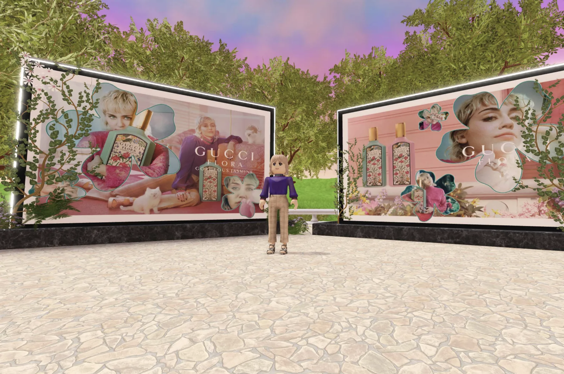 Gucci taps Miley Cyrus avatar for Roblox fragrance
