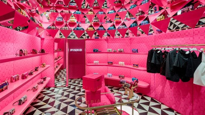Pinko’s New Store Adds Splash of Fuchsia to Milan’s Galleria Vittorio Emanuele II