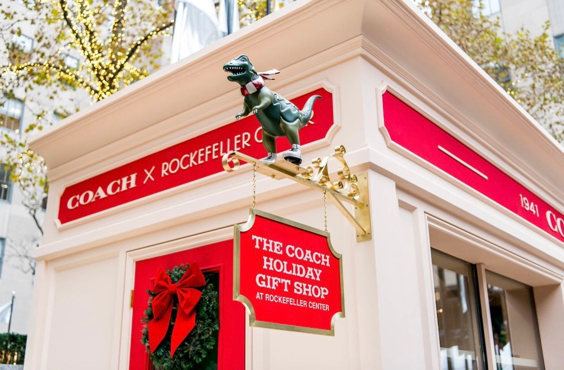 Coach Brings The Coziest Holiday Gift Shop to Rockefeller Center in New York City