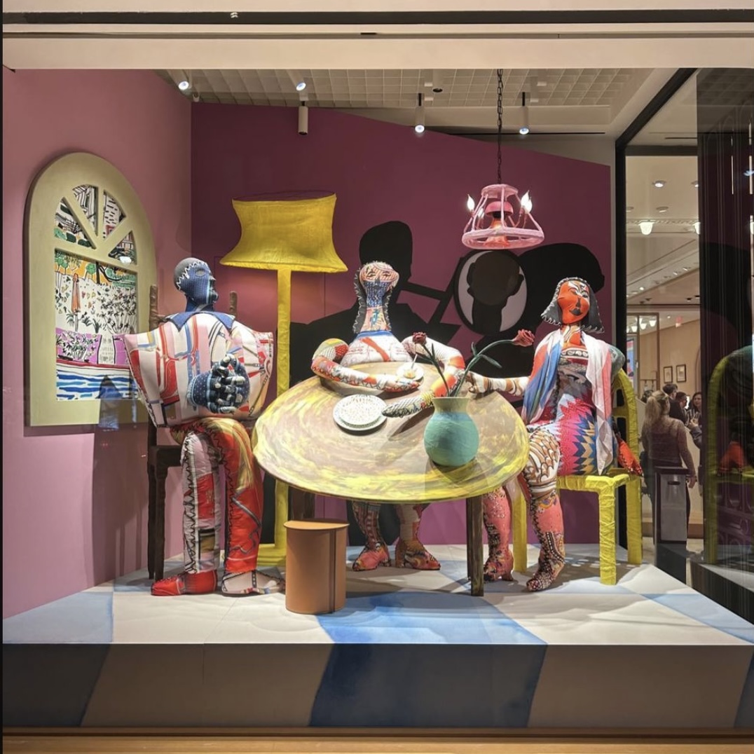 Hermès Collaboration with Tschabalala Self for Spring Windows