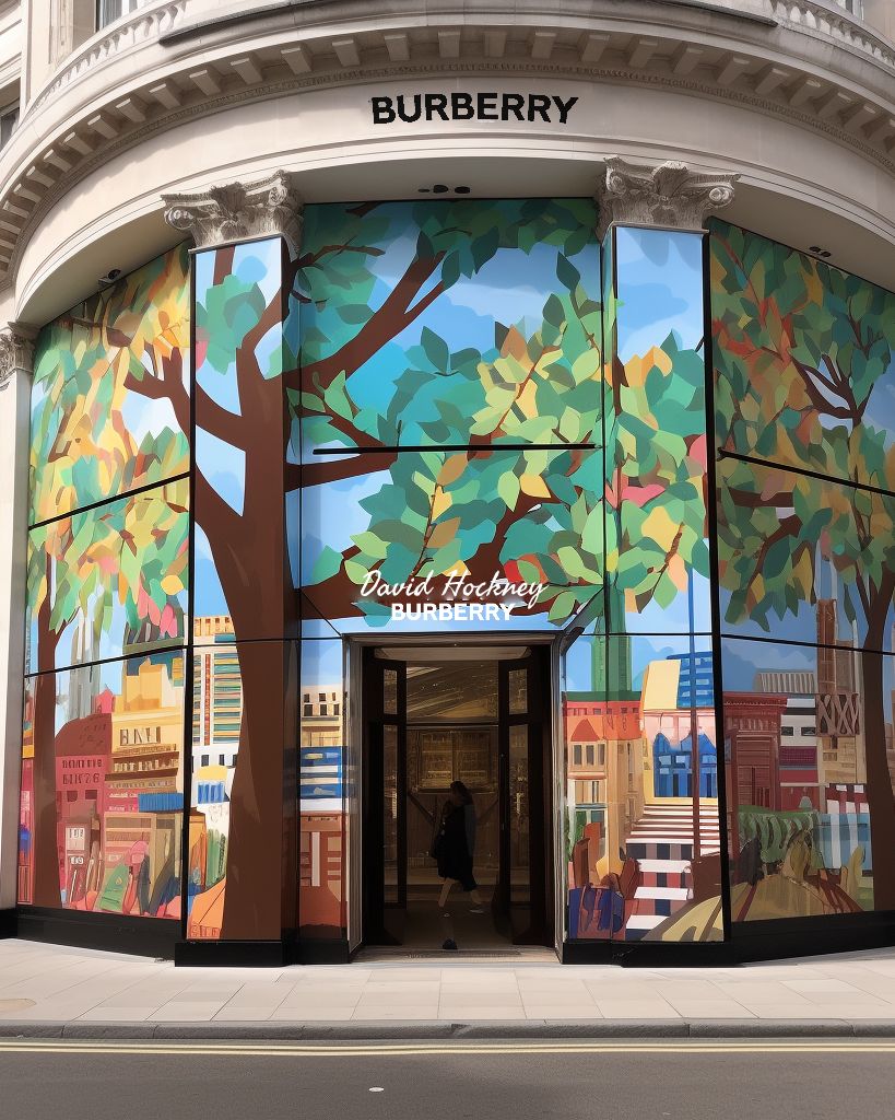 Burberry by David Hockney Takes Over London