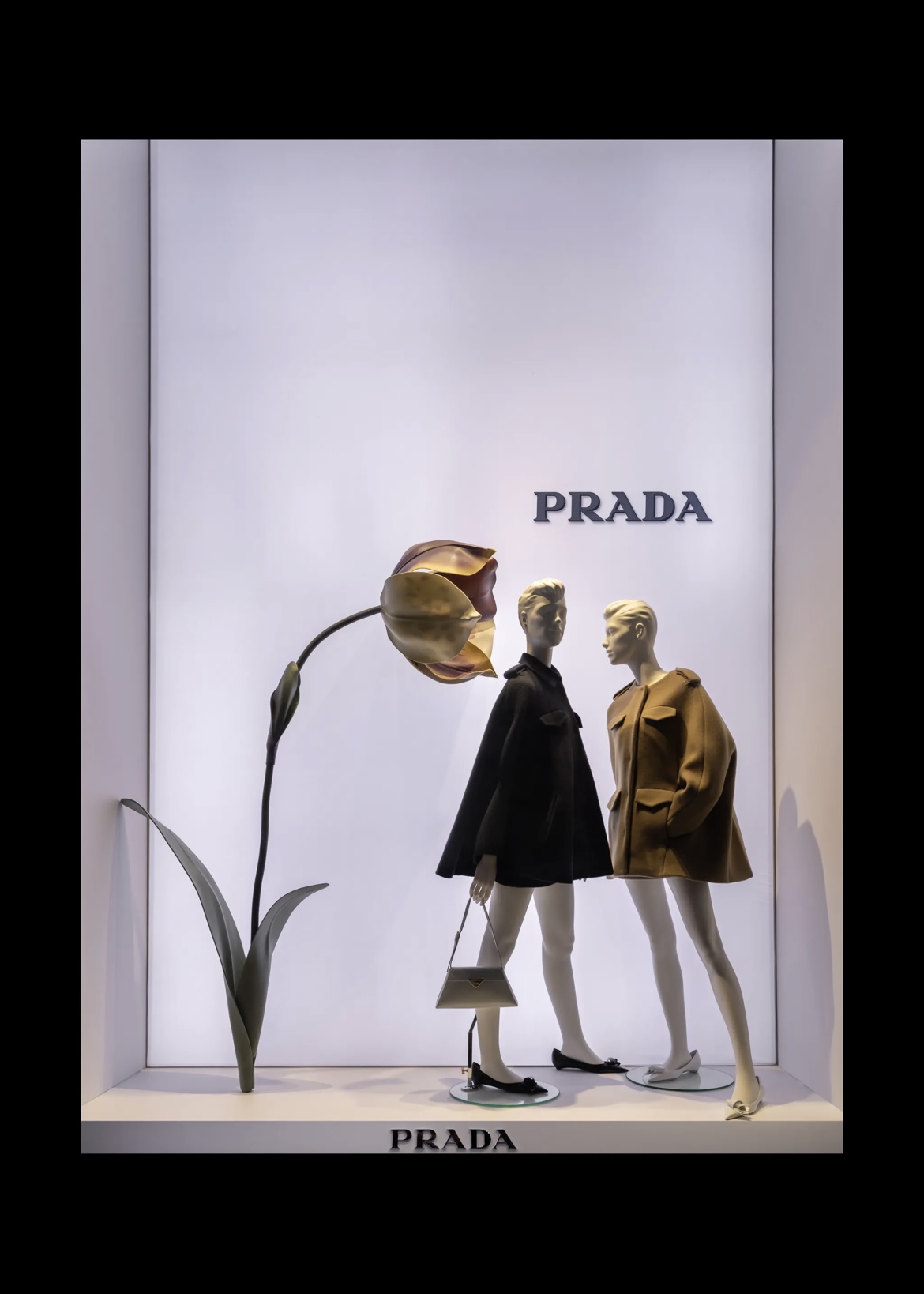 Prada’s Fall 2023 Collection Showcased in Bergdorf Goodman Fifth Avenue Windows