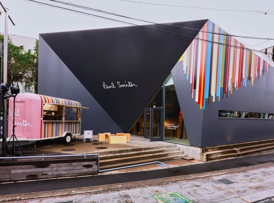 Paul Smith unveils the “Stripe, Unfolded” exhibition in Tokyo at Harajuku