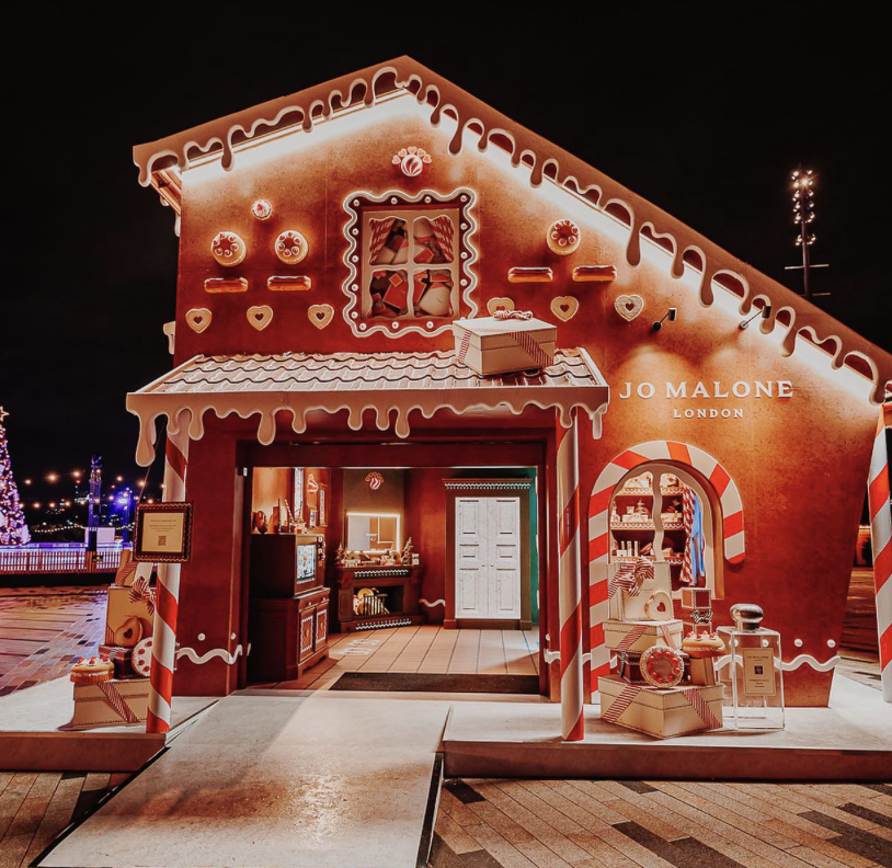 Jo Malone London opens gingerbread house pop-up at Battersea Power Station