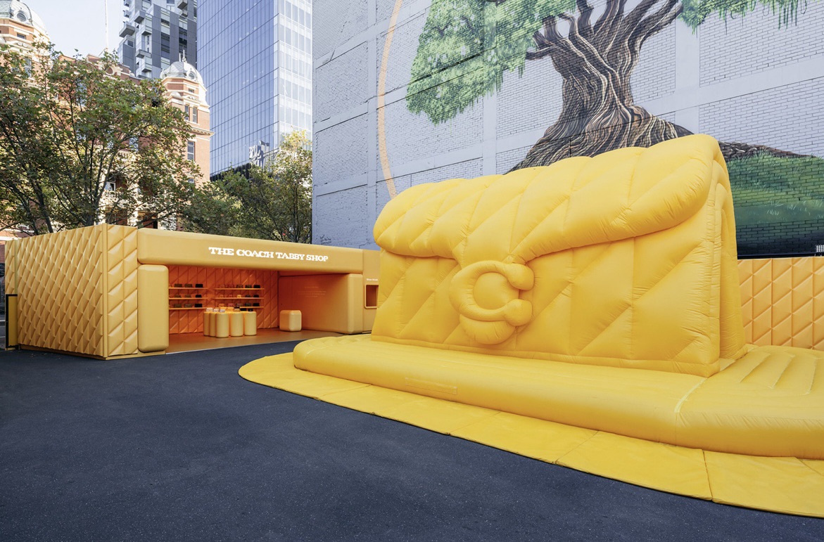 Tabby Takes Melbourne: Coach’s Iconic Bag Unveils a Spring Spectacle in the City’s Heart