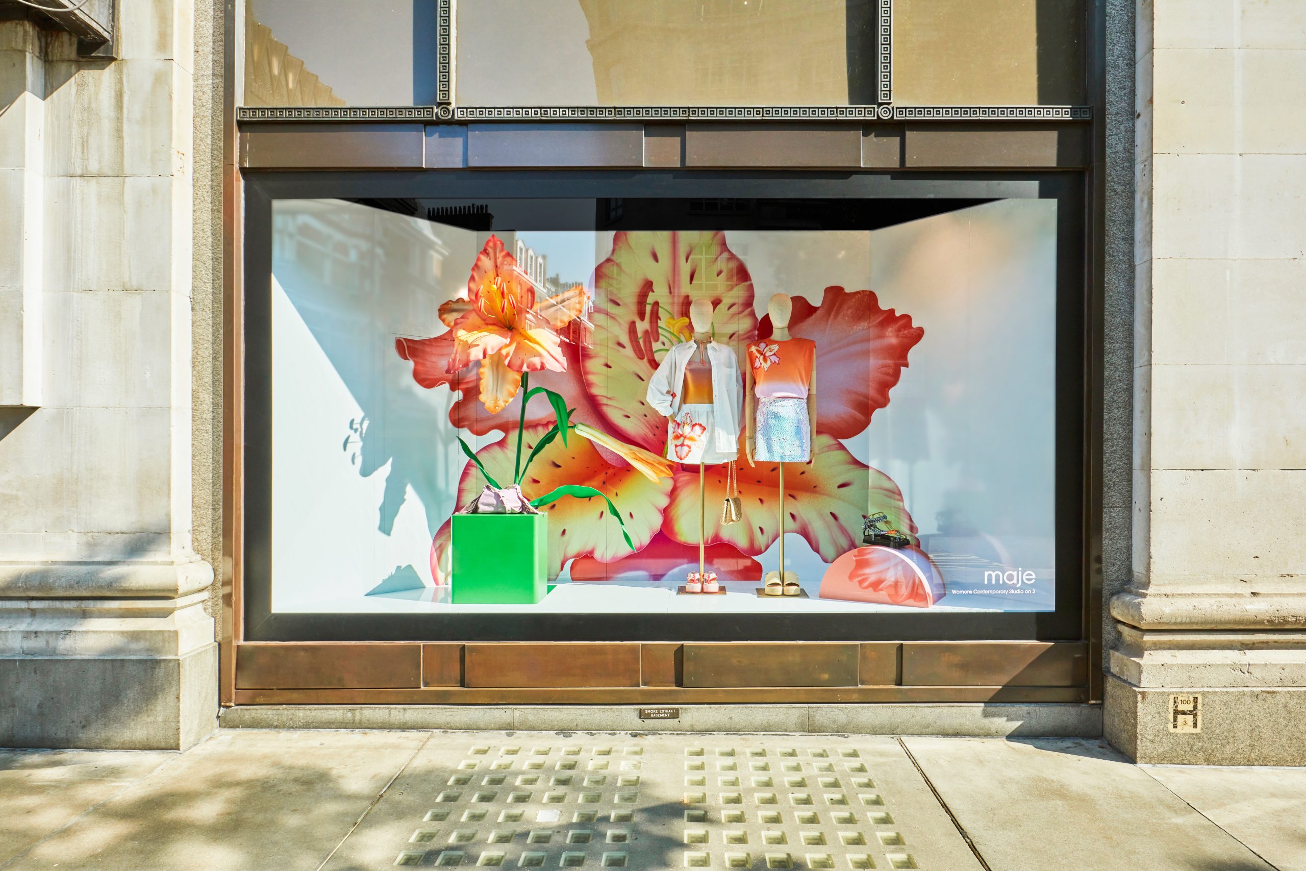 A Blooming Marvel: Maje x Selfridges Installation by Harlequin Design