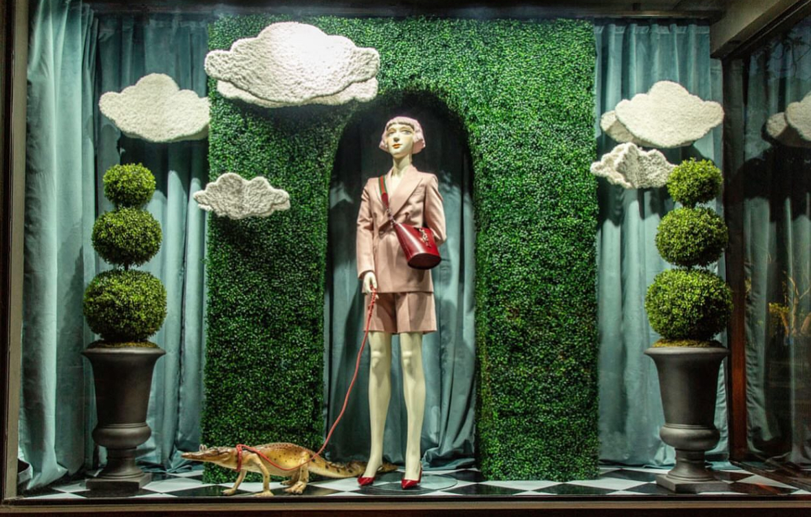 Creating Dreamlike Landscapes: A Look at the Maxfield Summer Window Installation by Set + Stage Creative