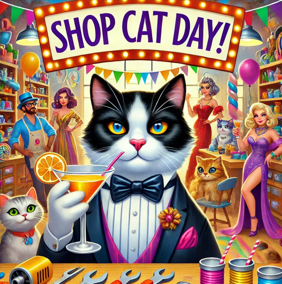 You’re Invited! SHOP CAT Day! Friday, Aug 23rd at 6:30pm in Brooklyn, NY!