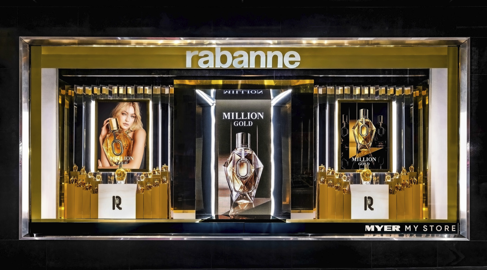 Dashing Group Unveils Opulent Window Display for Rabanne’s Latest Fragrance