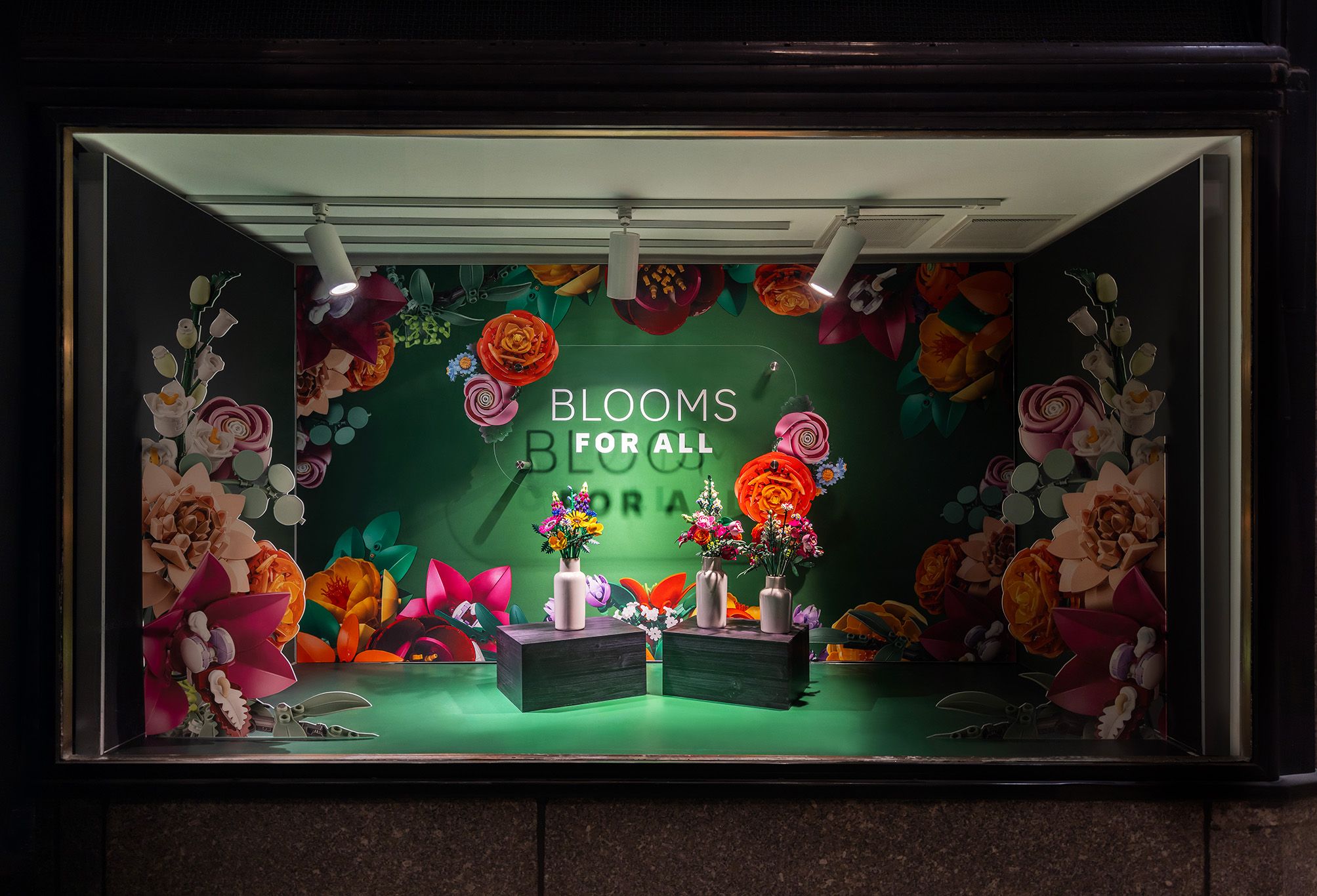 LEGO® Botanicals Bloom in Stunning Window Displays at Flagship Stores