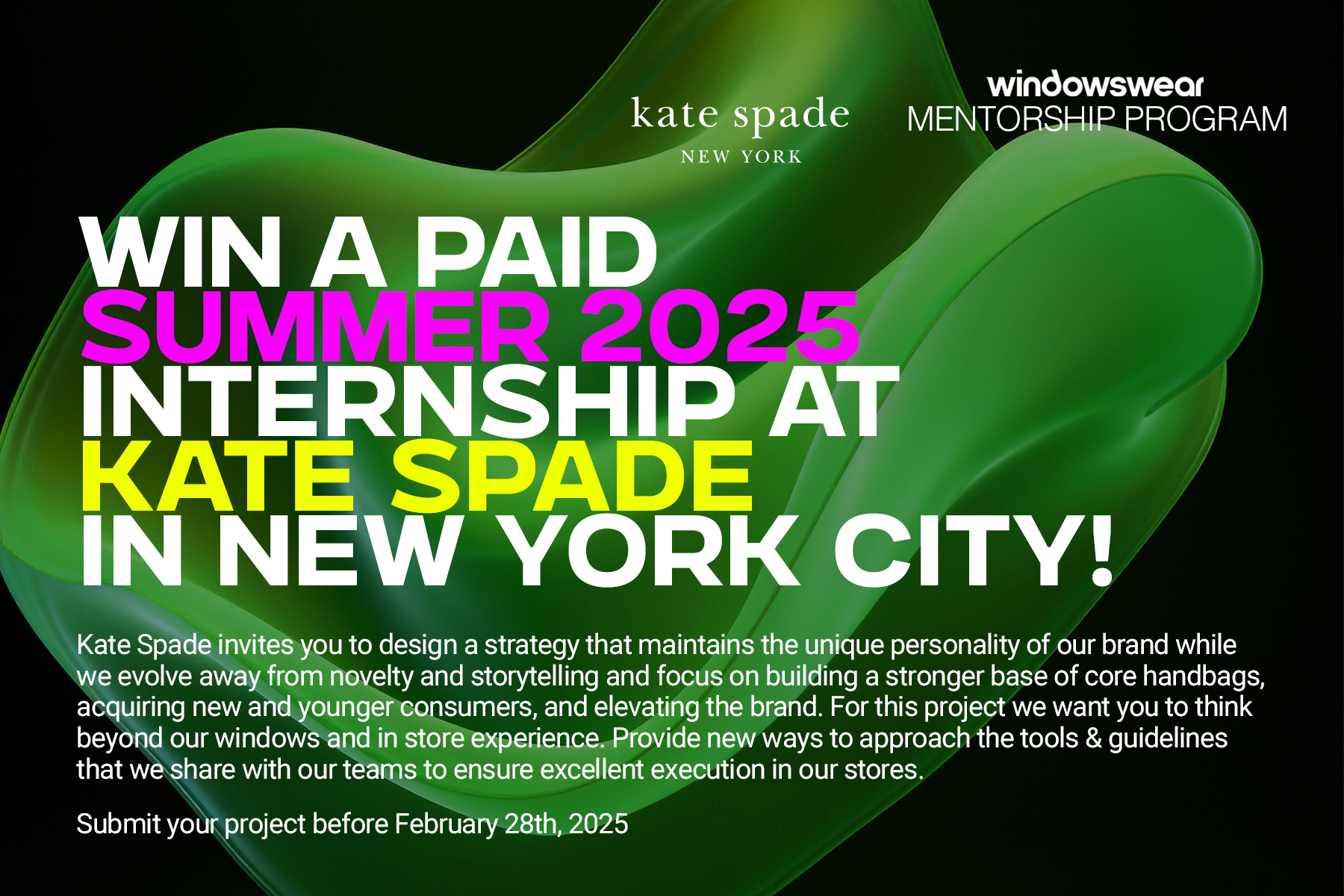Kate Spade Mentorship 2025 Finalists