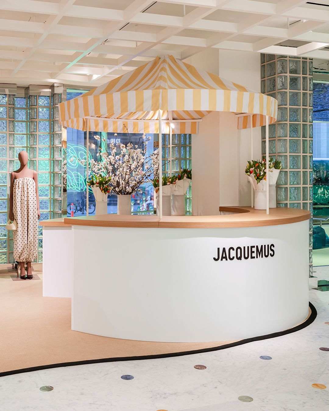 Harlequin Design Brings Jacquemus’ Parisian Flair to Printemps New York