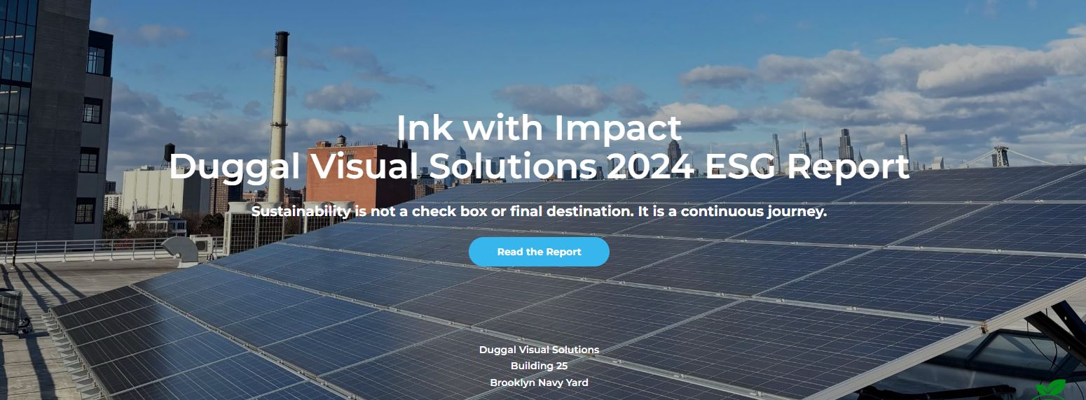 Duggal Visual Solutions Releases Inaugural ESG Report Ahead of Earth Day 2025